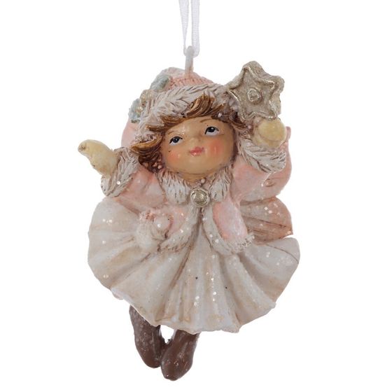 Изделие декоративное подвесное "Фея", L4 W3 H6,5 см, 3в.