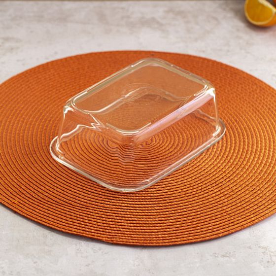 Контейнер ПЮРБОКС АКТИВ НЕОН ОРАНЖЕВЫЙ 820мл прямоугольный