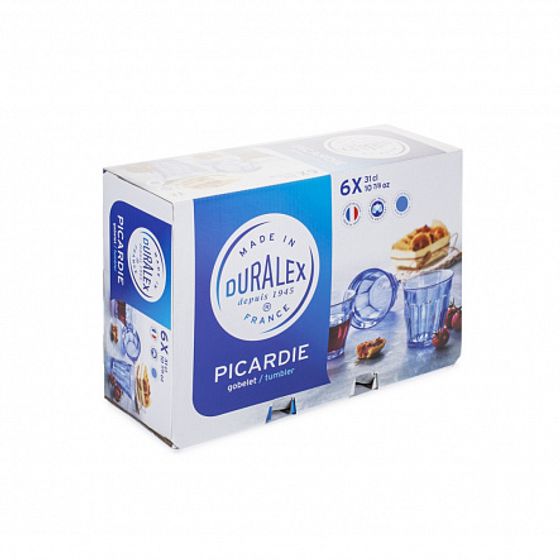 Набор стаканов французских PICARDIE MARINE 6шт 310мл