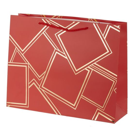 Пакет подарочный (бумага 210г/м2, блок микс 12шт), L39 W11 H30 см, 4в.