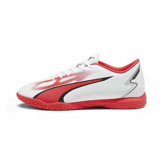 Футбольные бутсы Puma Ultra Play It для взрослых белые красные