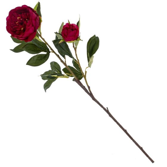 Цветок искусственный &quot;Пион&quot;,  L25 W15 H94 см