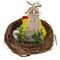 Набор из 2-х изделий декоративных "Гнездо пасхальное" (5,5*5), L11 W6 H6 см