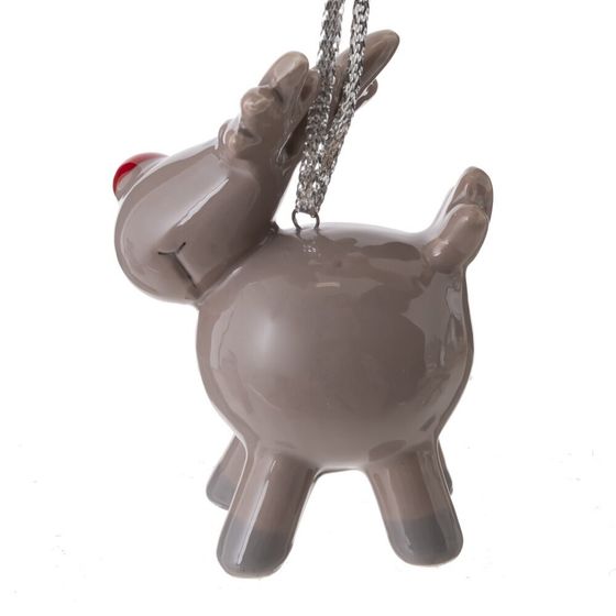 Украшение новогоднее "Олень", L4 W5,5 H8 см, 2в.