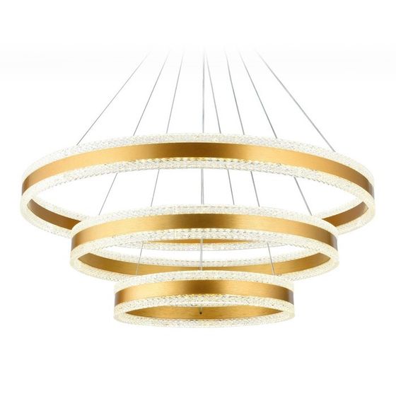 Управляемый подвесной светодиодный светильник Ambrella light, Original, FA6183, 3хLED, 245 Вт, 18375Lum, 3000-6400К, цвет золото