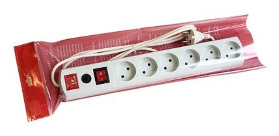 Сетевой фильтр Most LR 6 роз. 3м белый