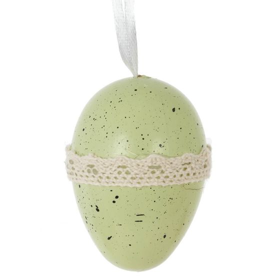 Набор из 12-ти изделий декоративных подвесных &quot;Яйцо&quot; (4*6), L18,5 W18,5 H4 см