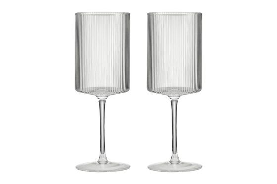 Бокал для красного вина, 520 мл, 2 шт, стекло, Полосы, Modern Classic