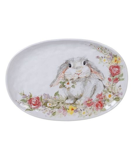 Sweet Bunny Oval Platter