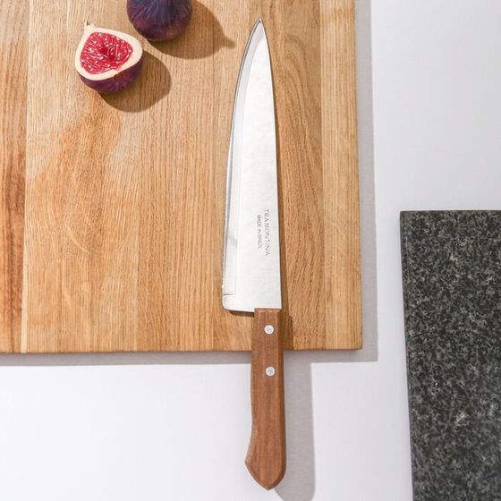 Нож кухонный поварской Universal, лезвие 22,5 см, сталь AISI 420, деревянная рукоять