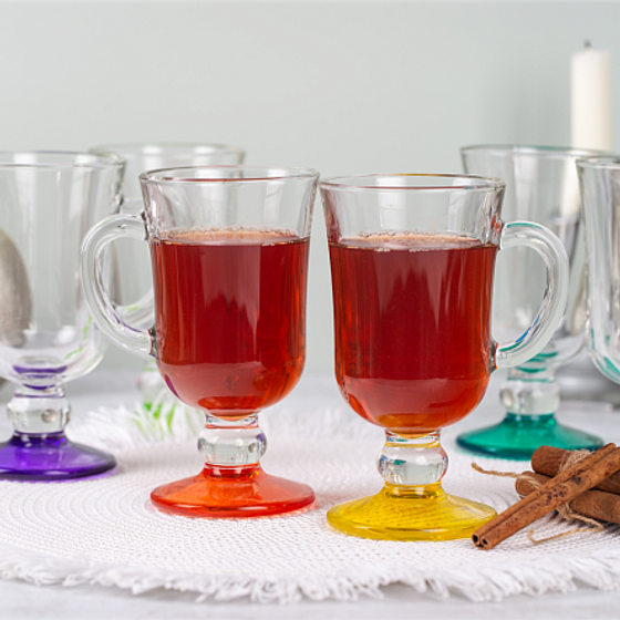 Кружка для горячих напитков ГЛИНТВЕЙН 200мл лак микс