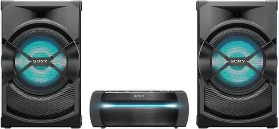 Минисистема Sony SHAKE-X30 черный CD CDRW DVD DVDRW BR FM USB BT
