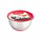 Миска стальная с крышкой MIX 16х9.5см 1.4л красная
