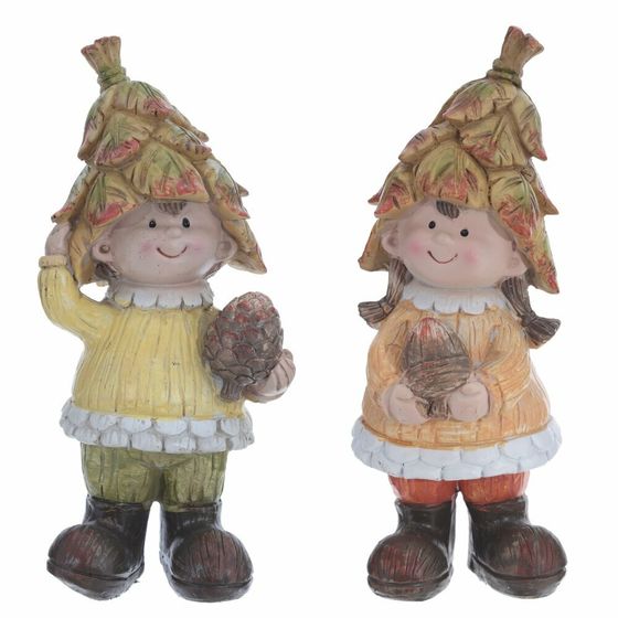 Фигурка декоративная &quot;Мальчик/Девочка&quot;, Д9 Ш6,5 В19 см, 2в.