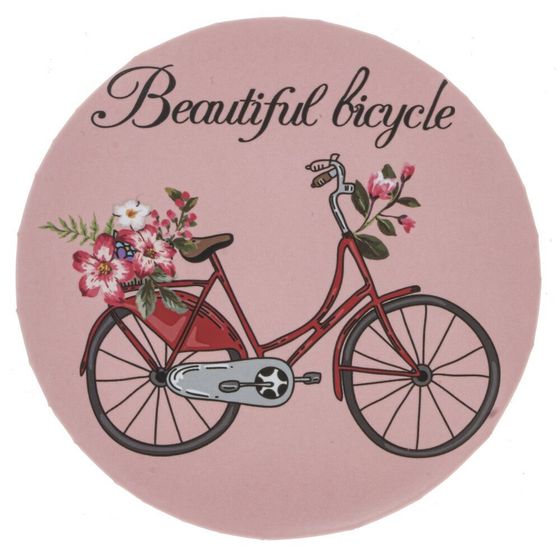 Зеркало карманное, Д7 Ш7 В1 см, 6в.