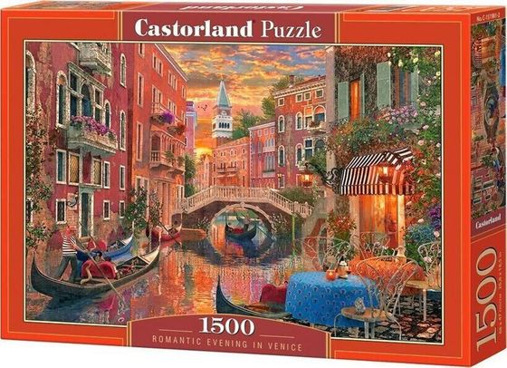 Castorland Puzzle 1500 elementów Romantyczny wieczór w Wenecji