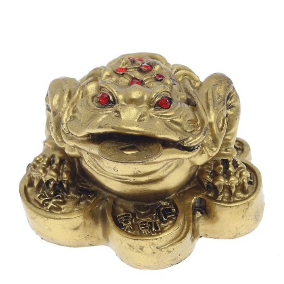 Фигурка декоративная &quot;Лягушка денежная&quot;, L6 W5 H3 см