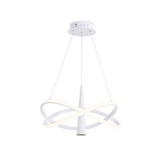 Светильник светодиодный подвесной Ambrella Comfort Linetech FL5367 с пультом ДУ, 47Вт, Led, цвет белый