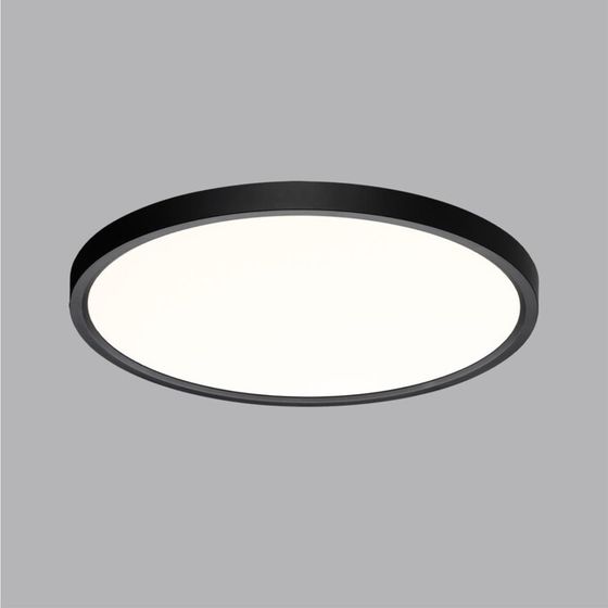 Светильник настенно-потолочный Sonex. Alfa black, 32Вт, Led, 25х400х400 мм, цвет белый, чёрный