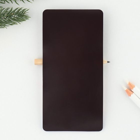 !09 Магнит с блоком (набор 2 штуки) для записи и карандашом «Исполнения желаний», 7 х 14,4 см