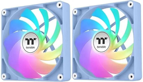 Вентилятор Thermaltake CT140 Sync Hydrangea Reverse ARGB голубой 140x25мм - 2шт 1800rpm LED PWM 4-pin (CL-F201-PL14BU-A)