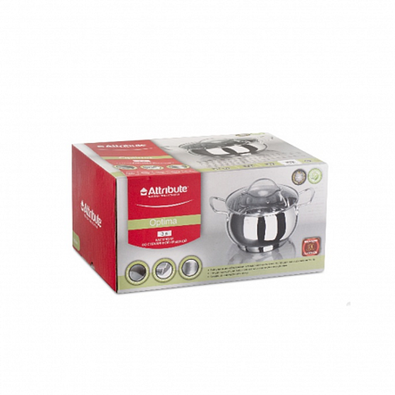 Кастрюля с крышкой OPTIMA 3л