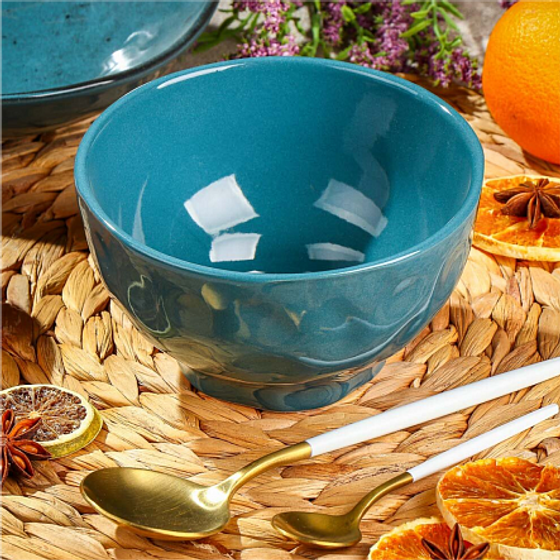 Салатник STONE синий 15см