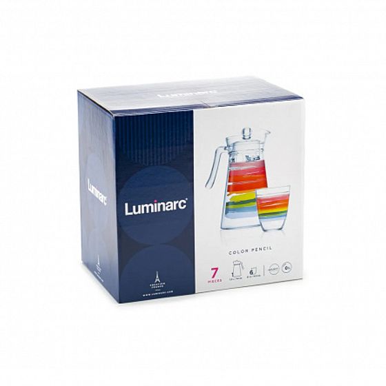 Набор питьевой КОЛОР ПЕНСИЛ 7 предметов