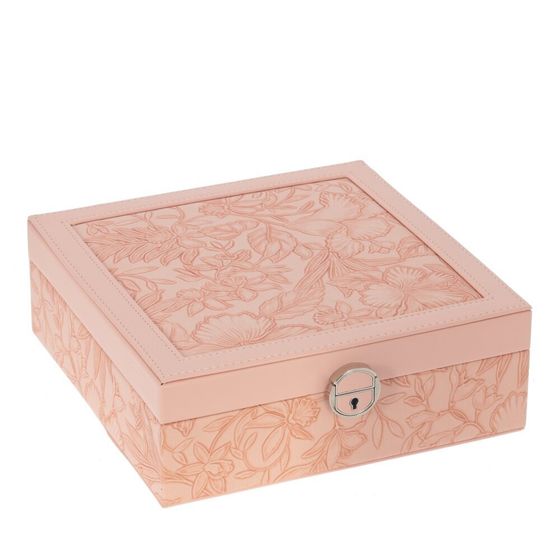 Шкатулка для украшений с дорожным футляром, Д25 Ш25 В9 см