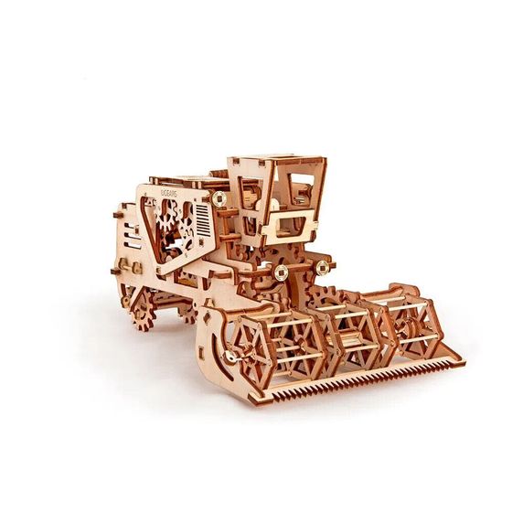 UGEARS Combine Harvester Wooden Mechanical Model