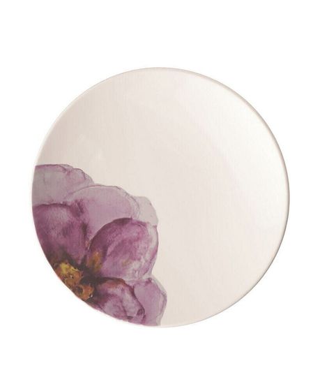 Rose Garden Floral Salad Plate