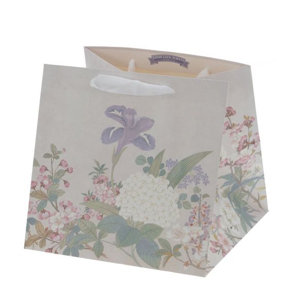 Пакет подарочный S (бумага 250г/м2, блок 10шт), L25 W25 H24 см