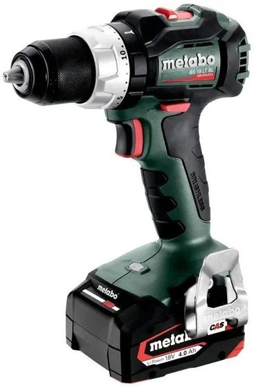 Дрель-шуруповерт аккумуляторная Metabo BS 18 LT BL 18В 2Акб 4Ач и ЗУ кейс (602325500)