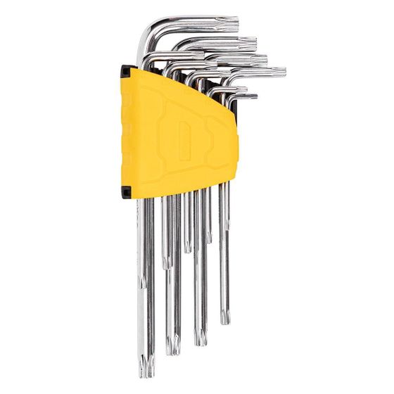 Набор ключей шестигранных «TORX&quot; Deli DL3091 9шт Т10,Т15,Т20,Т25,Т27,Т30,Т40,Т45,Т50