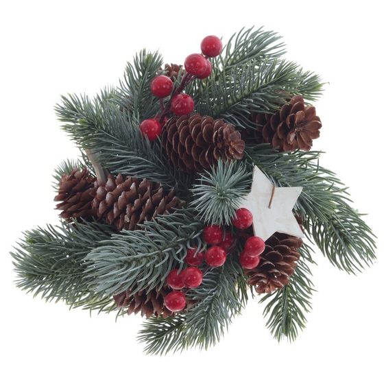Изделие декоративное &quot;Новогодняя композиция&quot;, L20 W20 H20 см