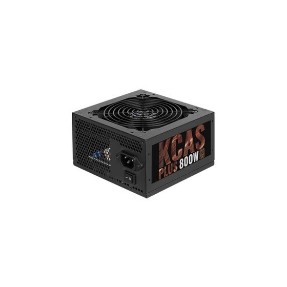 Блок питания Aerocool ATX 800W KCAS PLUS 800 80+ bronze (24+4+4pin) APFC 120mm fan 7xSATA RT   10044