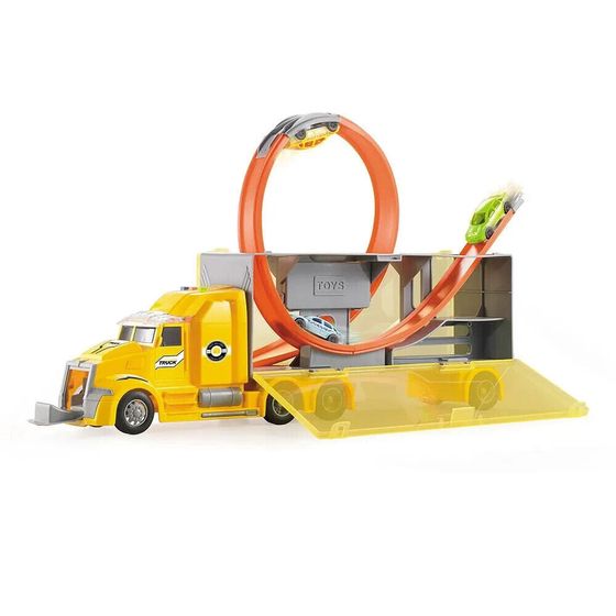 TACHAN Truck Carpoches Lights-Sound With Ramp Looping