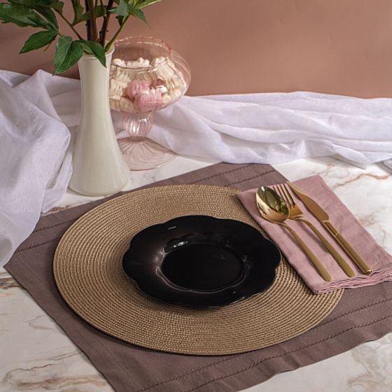 Набор столовый FLORE OPAL&amp;BLACK 18предметов