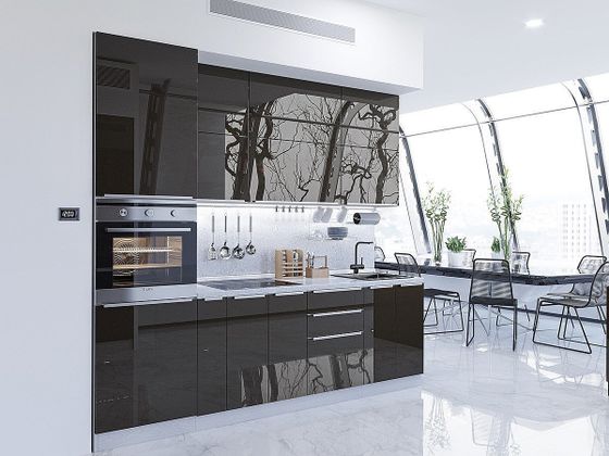 Кухонный гарнитур Фьюжн-03 Anthracite