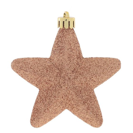 Набор из 6шт Украшение новогоднее &quot;Звезда&quot;, L12,5 W2,5 H18,5 см