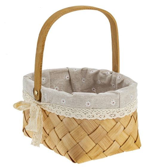 Корзина, L26 W20,5 H28,5/14 см