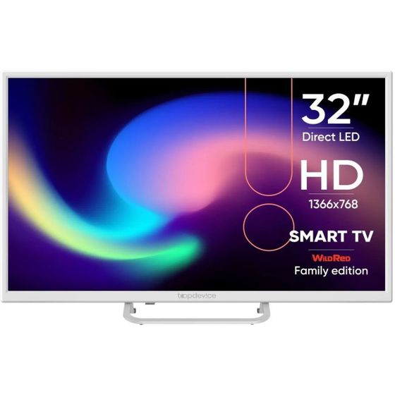 Телевизор LED 32&quot; Topdevice TDTV32BS02H_WE белый SmartTV