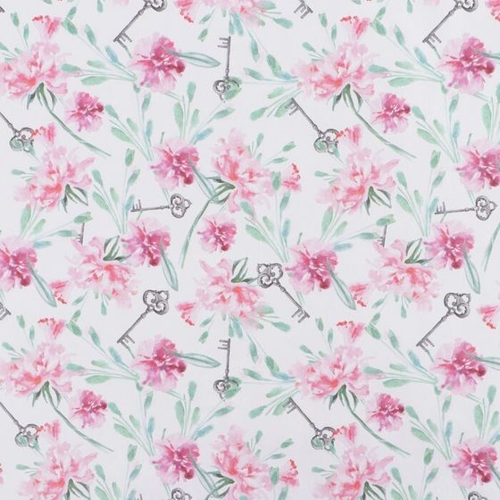 !Бумага упаковочная 2 листа крафтовая «Акварельные цветы», 50 × 70 см.