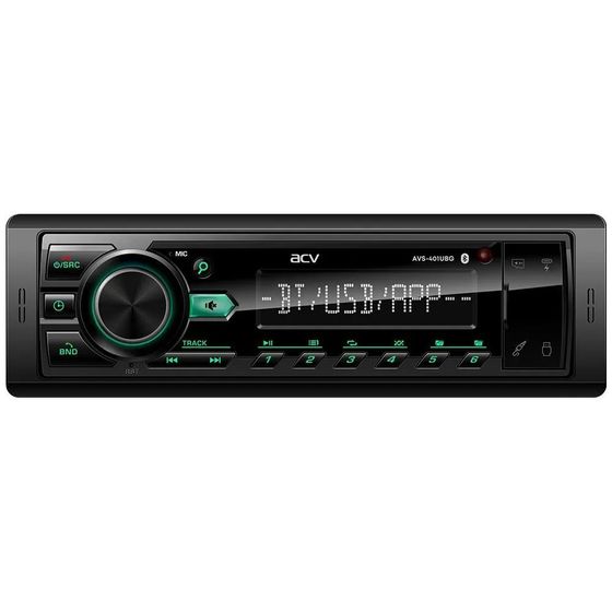 Автомагнитола ACV AVS-401UBG 1DIN 4x50Вт AUX Android/iOS 1.3&quot;