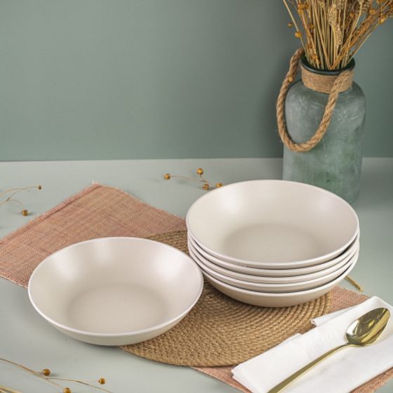 Тарелка суповая SCANDY MILK 20.5см