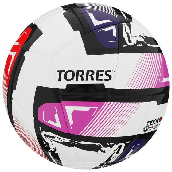 Мяч футзальный TORRES Futsal Resist, PU, полугибридная сшивка, 24 панели, р. 4