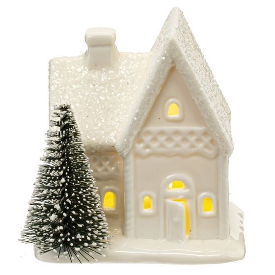 Фигурка декоративная с подсветкой &quot;Домик&quot;, L7,5 W6 H8 см, LR44 2 шт.