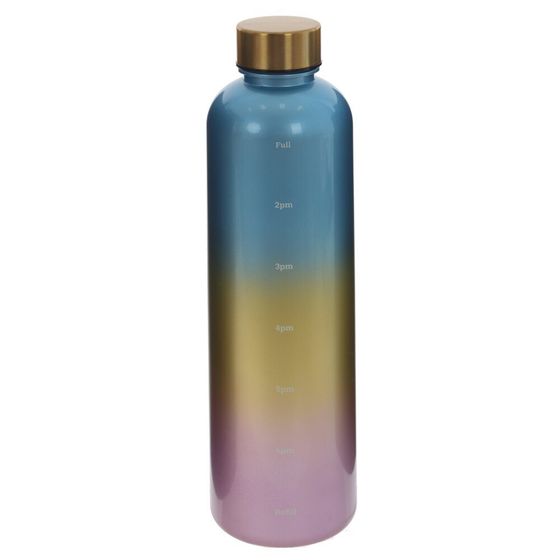 Бутылка, 1000 мл, L7,5 W7,5 H28,5 см, дизайн микс