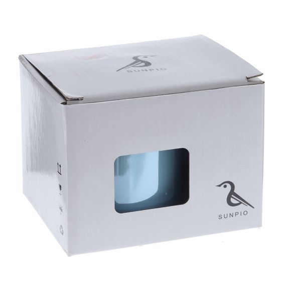 Кружка с крышкой и ложкой, 300 мл, L14 W9 H11 см, 4в.