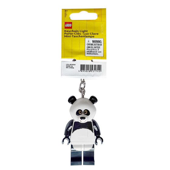 LEGO Figure Print Collection Panda Man Glow-in-The-Dark Keychain Little Men Building Blocks 0-300pcs KE195H